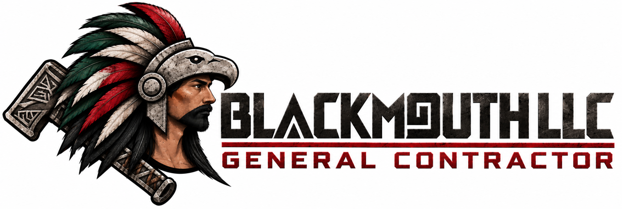 Blackmouth LLC Aztec warrior emblem